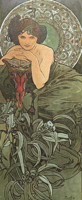Alphonse Mucha The Emerald (mk19)